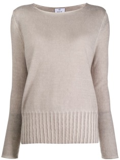Allude трикотажный свитер в рубчик