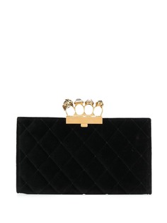 Alexander McQueen декорированный клатч с четырьмя кольцами