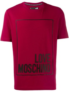 Love Moschino contrast logo T-shirt