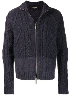 Dsquared2 кардиган фактурной вязки