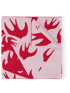 McQ Alexander McQueen шарф с принтом Swallow