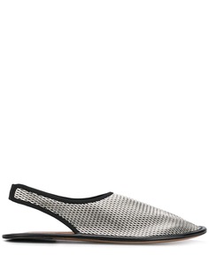 Marni сандалии Flat с ремешком на пятке