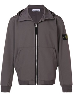 Stone Island куртка на молнии с капюшоном