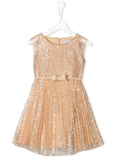 Monnalisa sequin embellished dress