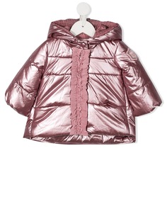 Monnalisa metallic padded jacket