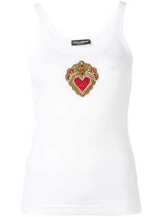 Dolce & Gabbana декорированный топ