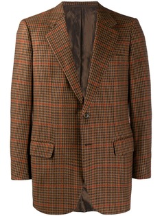 Brioni Vintage клетчатый блейзер 1990-х годов