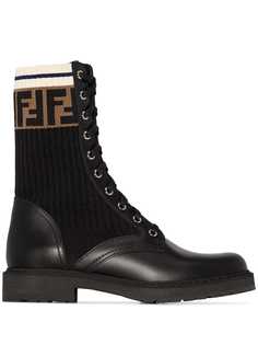 Fendi ботинки с логотипом FF