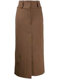 Circus Hotel front slit high-waisted skirt