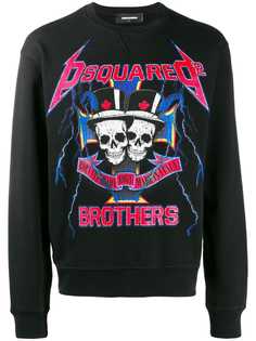 Dsquared2 толстовка с графичным логотипом