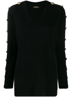 Max & Moi buttoned sleeves jumper