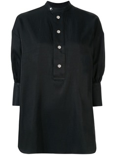 G.V.G.V. атласная блузка с пышными рукавами