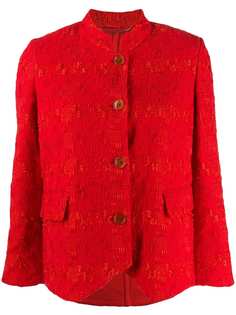 Ermanno Scervino embroidered fitted jacket