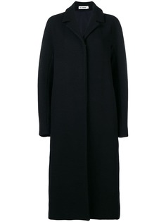 Jil Sander пальто с потайной застежкой