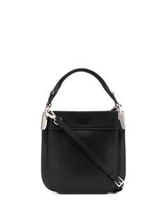 Prada сумка-тоут с металлическим логотипом