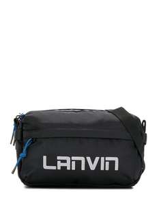 Lanvin logo print belt bag