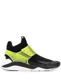 McQ Alexander McQueen structured strap high top sneakers