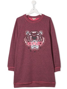 Kenzo Kids TEEN Tiger logo sweatshirt dress