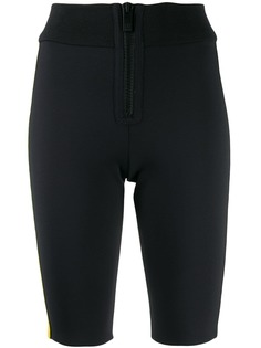 M Missoni zip front cycling shorts