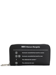 Mm6 Maison Margiela logo print wallet
