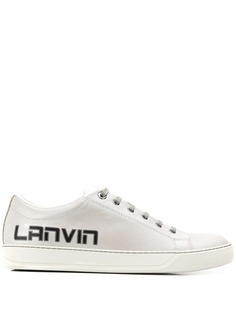 Lanvin logo print low-top sneakers