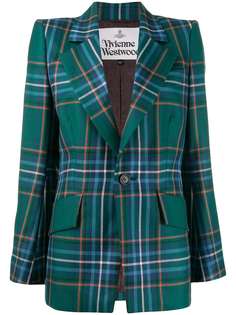 Vivienne Westwood Anglomania checked single-breast blazer