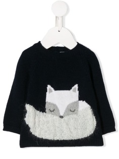 Il Gufo jacquard fox jumper