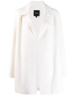 Theory double-breasted fitted coat