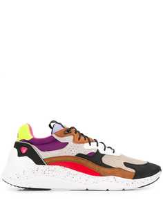 McQ Alexander McQueen colour blocked low top sneakers