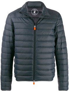 Save The Duck quilted zip-front coat