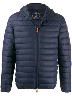 Save The Duck quilted zip-front coat