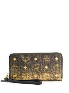 MCM logo print wallet