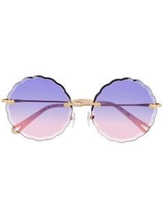 Chloé Eyewear солнцезащитные очки в круглой оправе