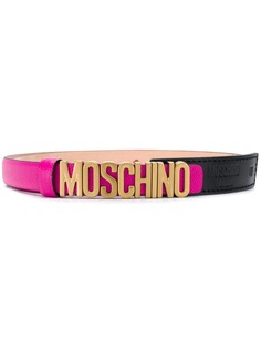 Moschino ремень с металлическим логотипом