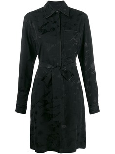 Victoria Victoria Beckham жаккардовое платье с анималистичным узором