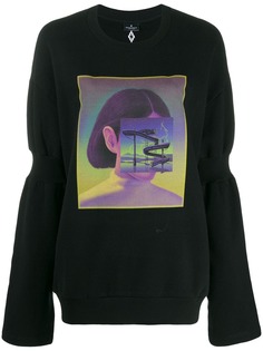 Marcelo Burlon County Of Milan толстовка с контрастным принтом