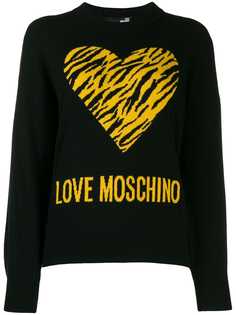 Love Moschino трикотажный джемпер Love