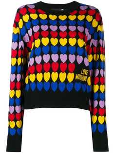 Love Moschino джемпер с узором
