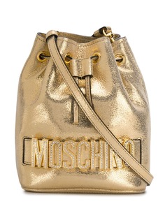 Moschino ламинированная сумка-ведро