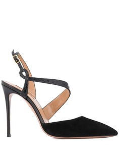 Aquazzura curved strap pumps