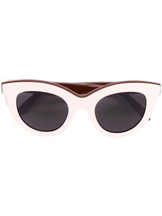 Victoria Beckham многослойные солнцезащитные очки в оправе "кошачий глаз"