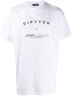 Raf Simons slogan logo print T-shirt