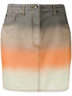 Missoni джинсовая юбка с полосками