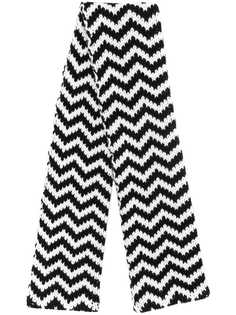 Missoni шарф с узором зигзаг