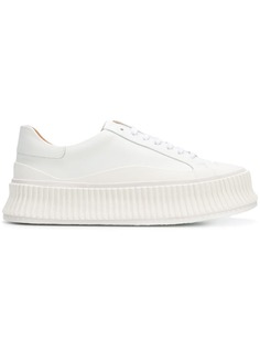 Jil Sander platform sole sneakers