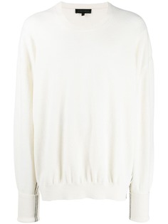 Ann Demeulemeester свитер оверсайз с круглым вырезом