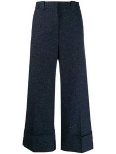 JW Anderson speckled wide leg trousers
