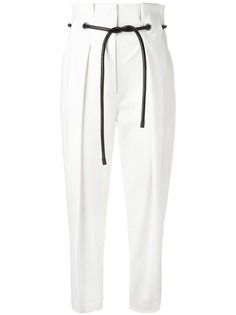 3.1 Phillip Lim брюки с присборенной завышенной талией и складками
