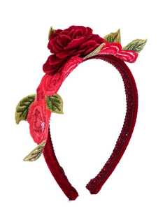 Monnalisa rose embellished headband