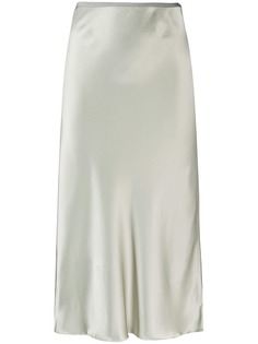 Helmut Lang mid-length slip skirt